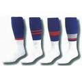 Cushioned Tube Style Sock w/ Striped Pattern (7-11 Medium)